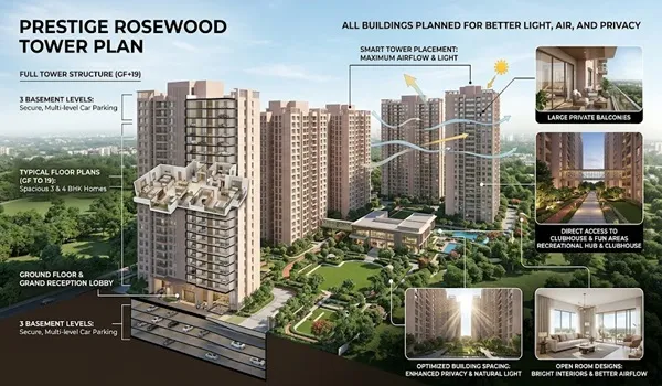 Prestige Rosewood Tower Plan